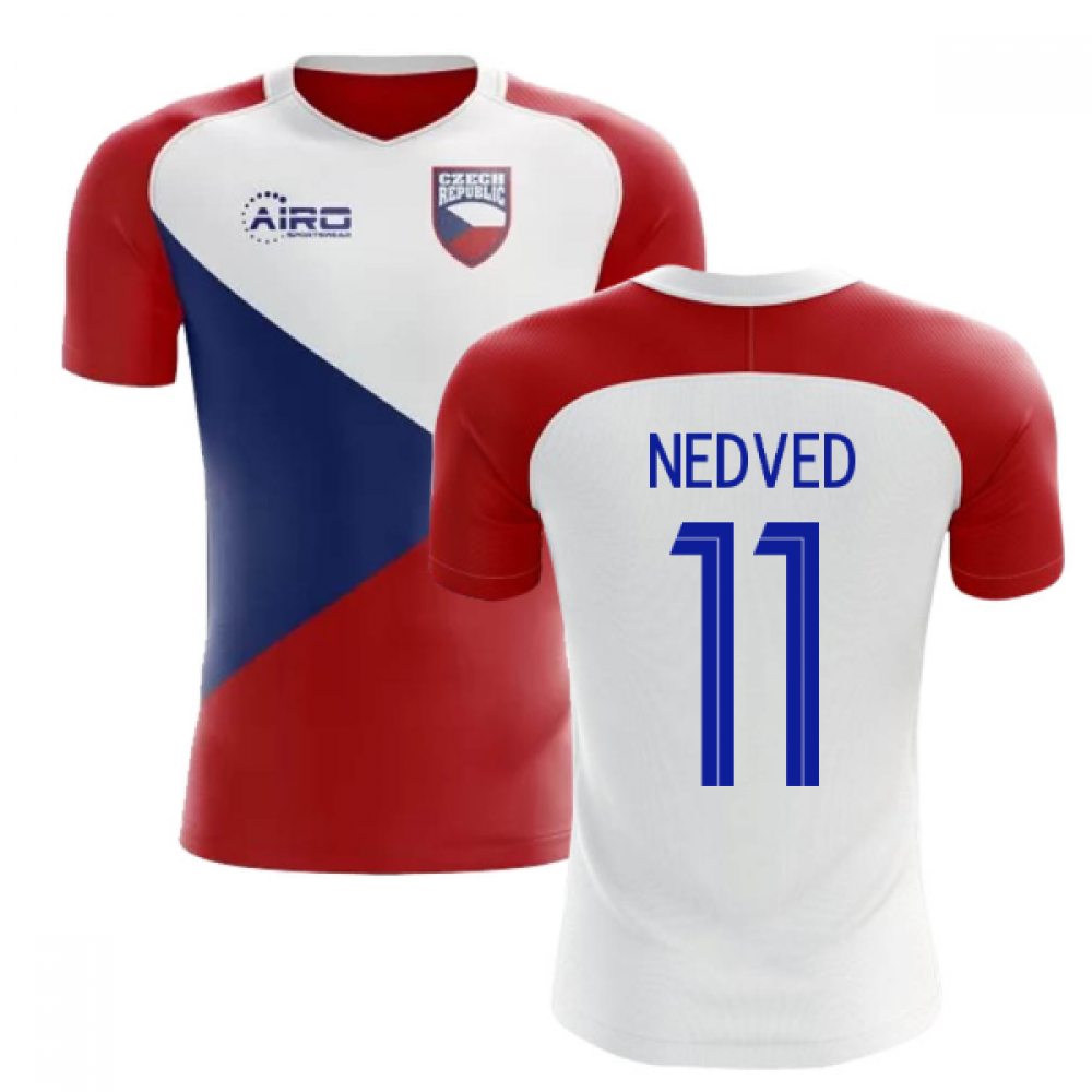 Click to view product details and reviews for 2020 2021 Czech Republic Home Concept Football Shirt Nedved 11.