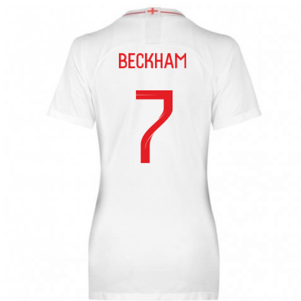 Click to view product details and reviews for 2018 2019 England Home Nike Womens Shirt Beckham 7.