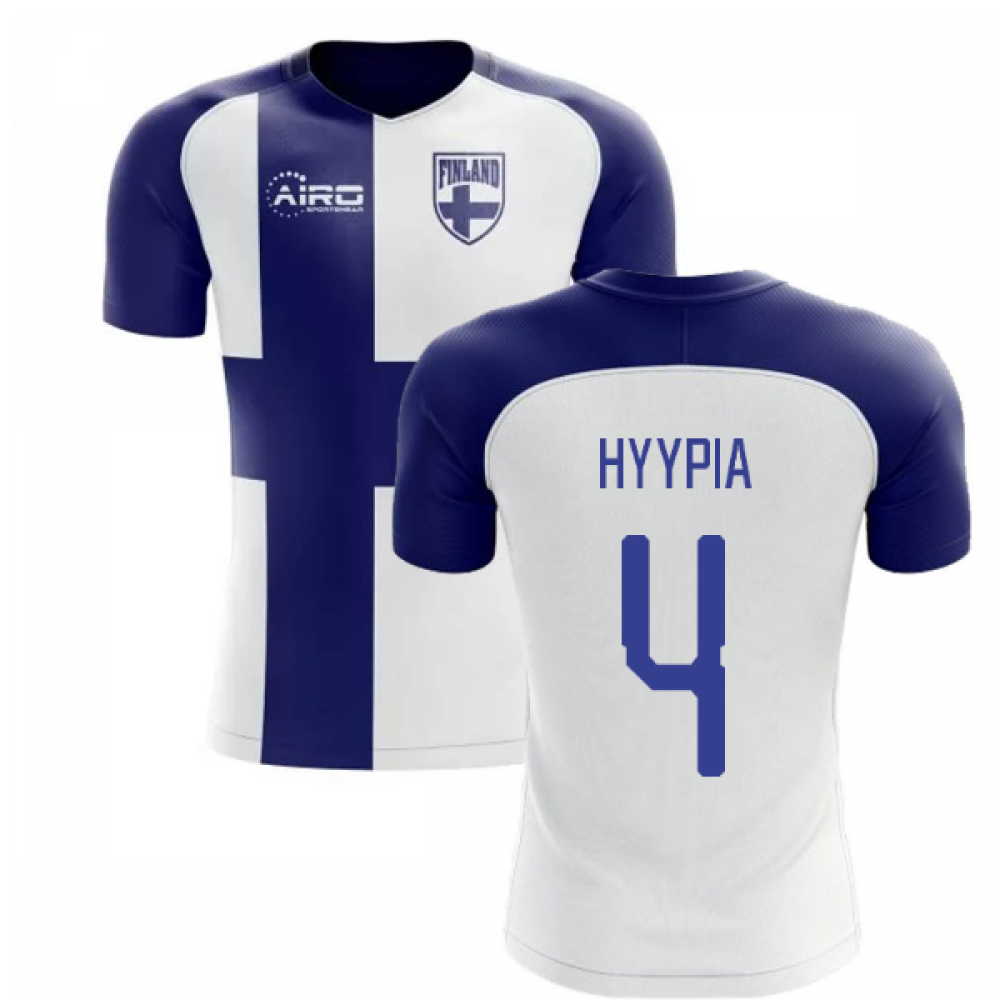 Click to view product details and reviews for 2020 2021 Finland Flag Concept Shirt Hyypia 4.