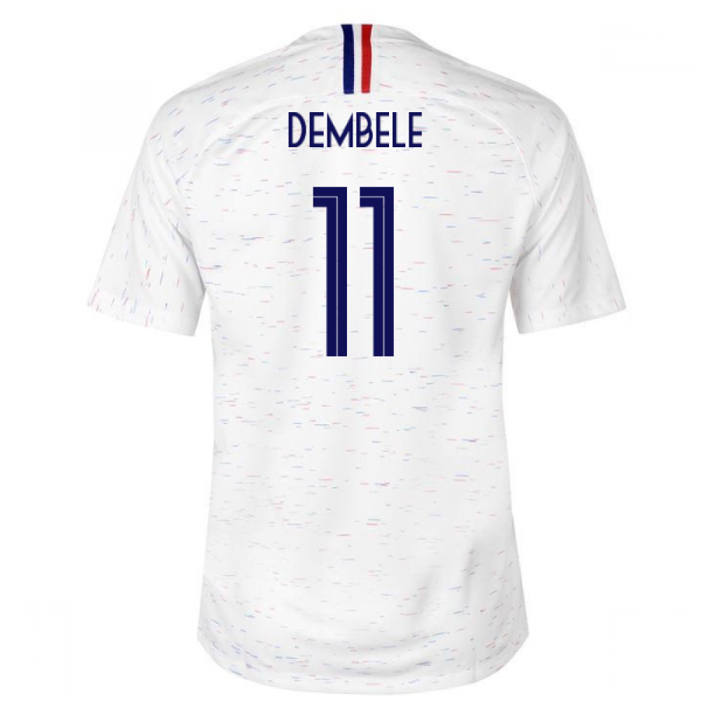 Click to view product details and reviews for 2018 2019 France Away Nike Football Shirt Dembele 11 Kids.