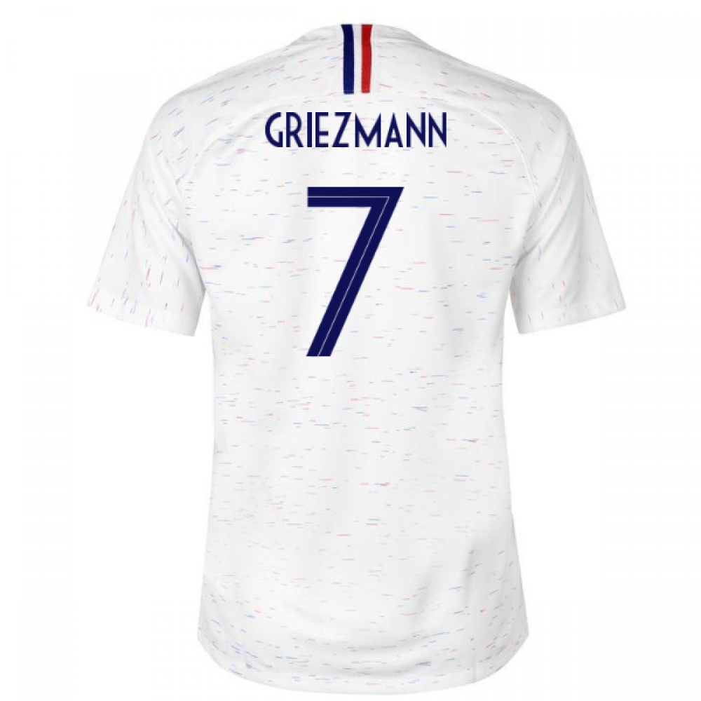 2018-2019 France Away Nike Football Shirt (Griezmann 7) - Kids