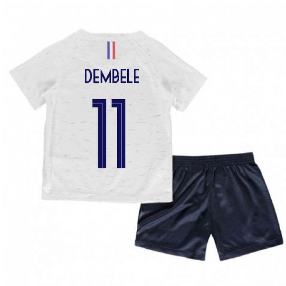 Click to view product details and reviews for 2018 2019 France Away Nike Little Boys Mini Kit Dembele 11.