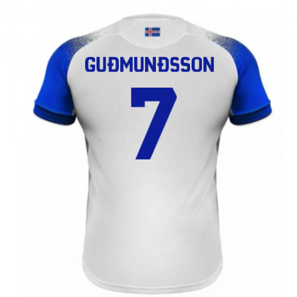 Click to view product details and reviews for 2018 2019 Iceland Away Errea Football Shirt Gudmundsson 7.