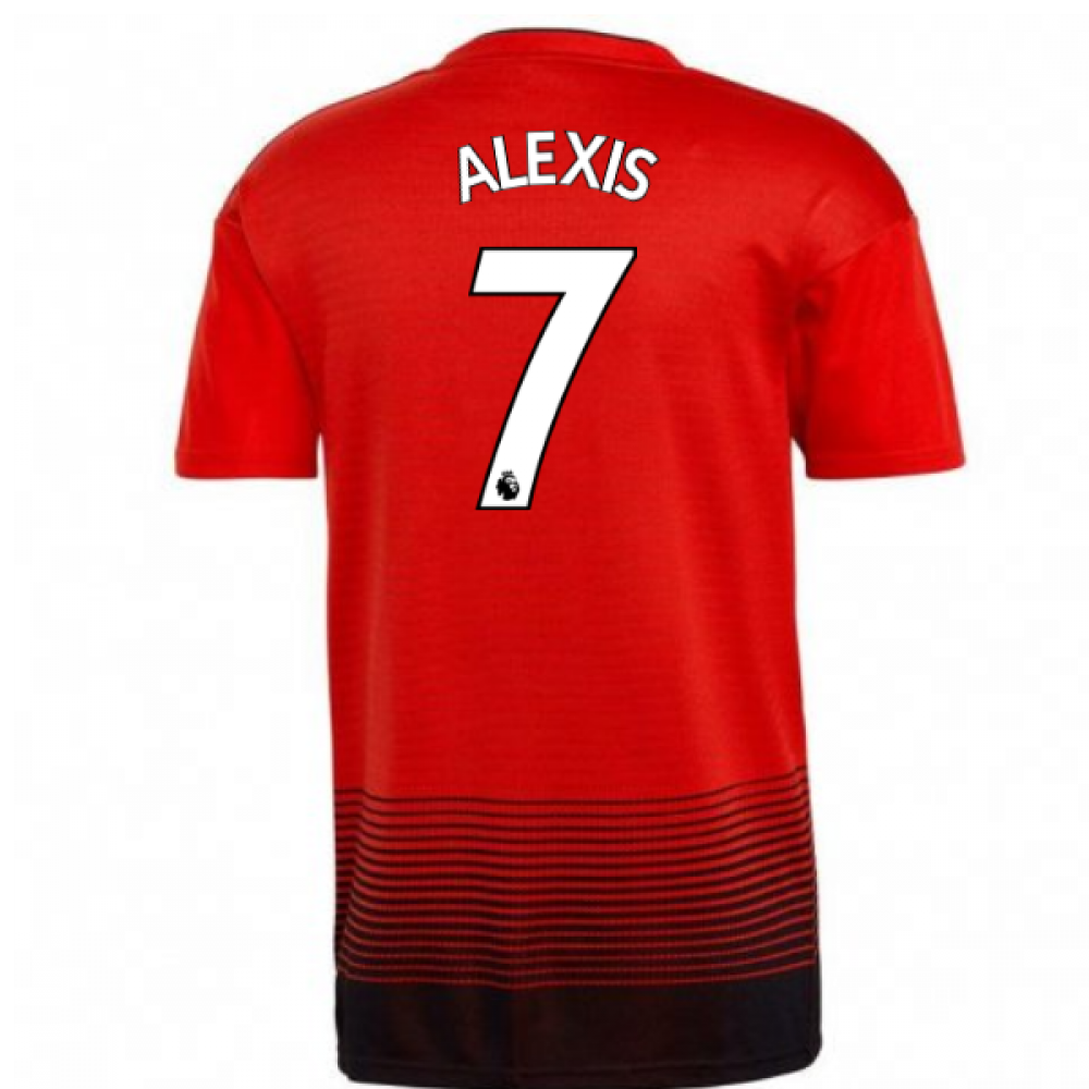 Click to view product details and reviews for 2018 2019 Man Utd Adidas Home Football Shirt Alexis 7.