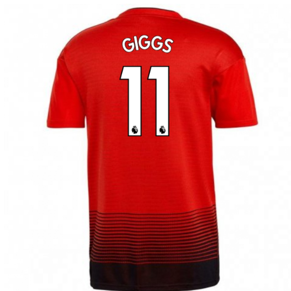 Click to view product details and reviews for 2018 2019 Man Utd Adidas Home Football Shirt Giggs 11.