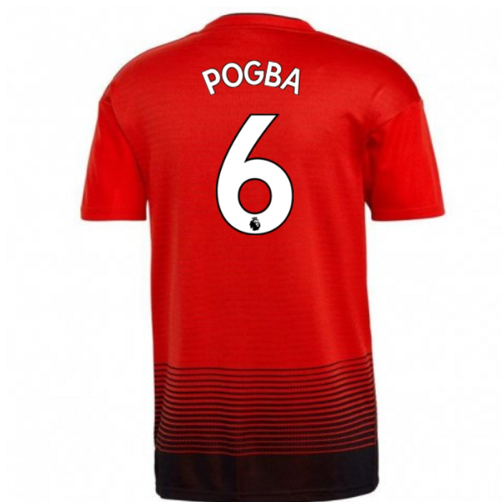 Click to view product details and reviews for 2018 2019 Man Utd Adidas Home Football Shirt Pogba 6.