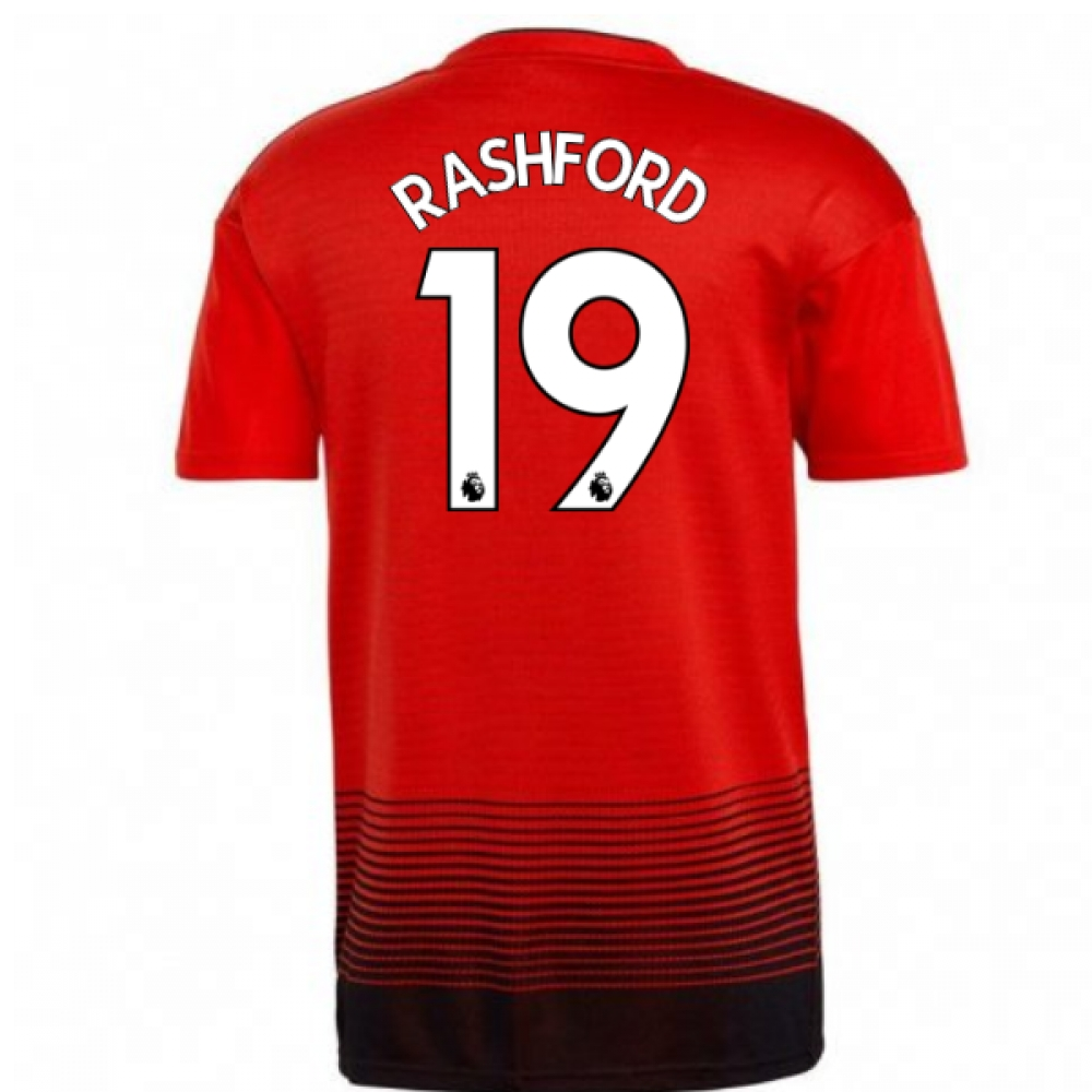 Click to view product details and reviews for 2018 2019 Man Utd Adidas Home Football Shirt Rashford 19.