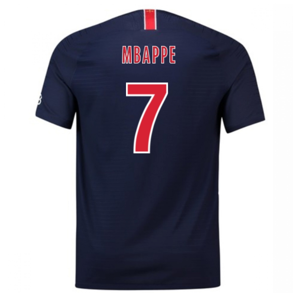 2018-2019 PSG Authentic Vapor Match Home Nike Shirt (Mbappe 7)
