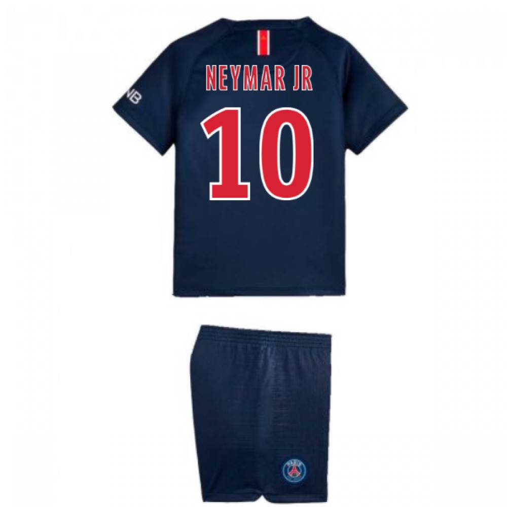 2018-2019 PSG Home Nike Little Boys Mini Kit (Neymar jr 10)