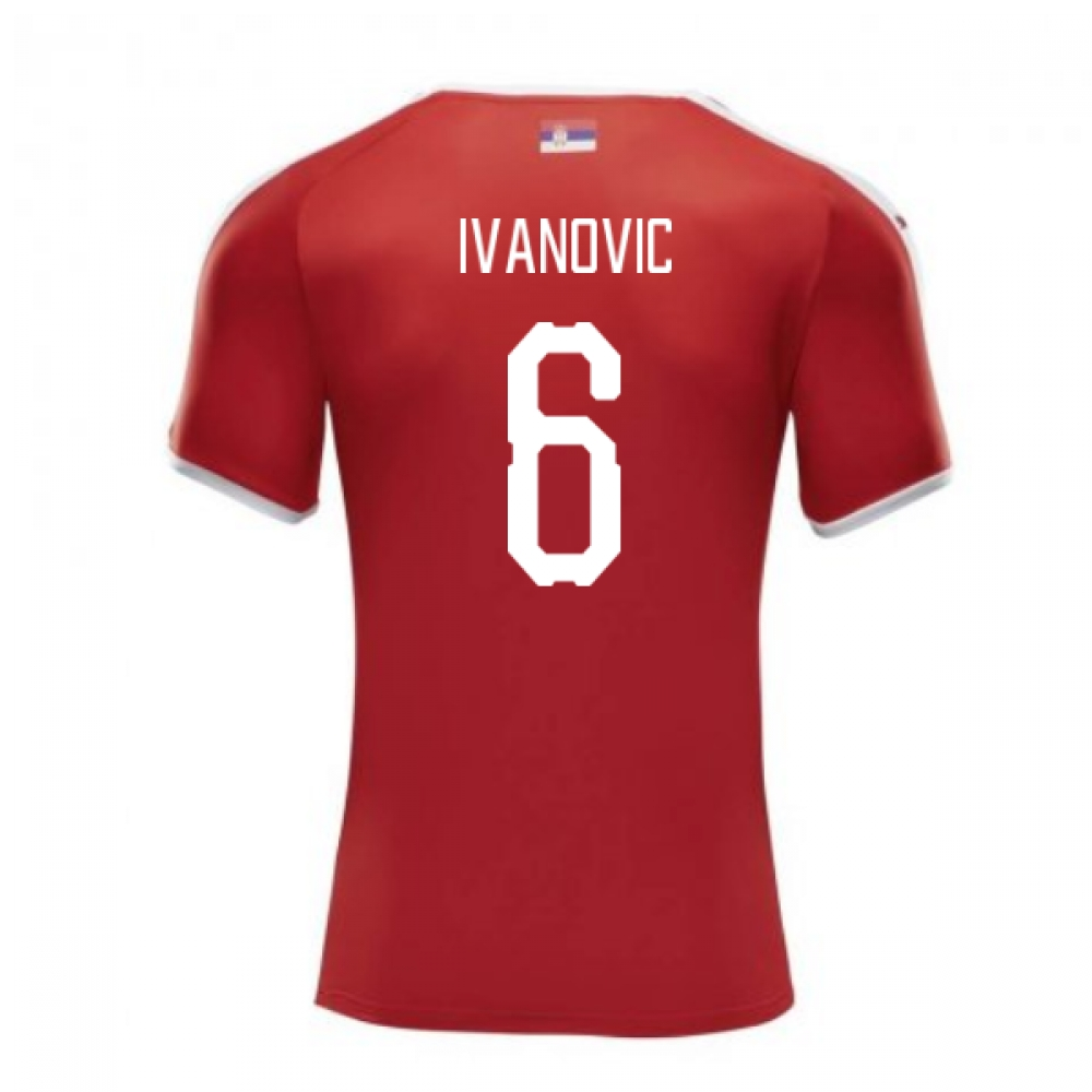 Click to view product details and reviews for 2018 2019 Serbia Home Puma Football Shirt Ivanovic 6.