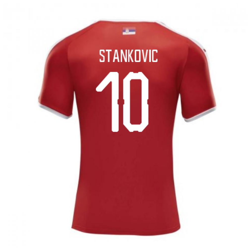 Click to view product details and reviews for 2018 2019 Serbia Home Puma Football Shirt Stankovic 10.