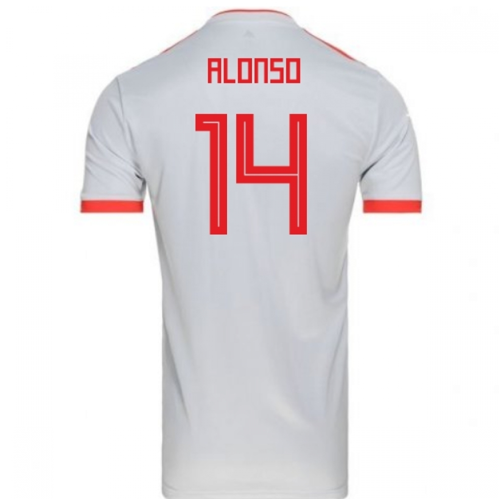 Click to view product details and reviews for 2018 2019 Spain Away Adidas Football Shirt Alonso 14. Click to view product details and reviews for 2018 2019 Spain Away Adidas Football Shirt Alonso 14.