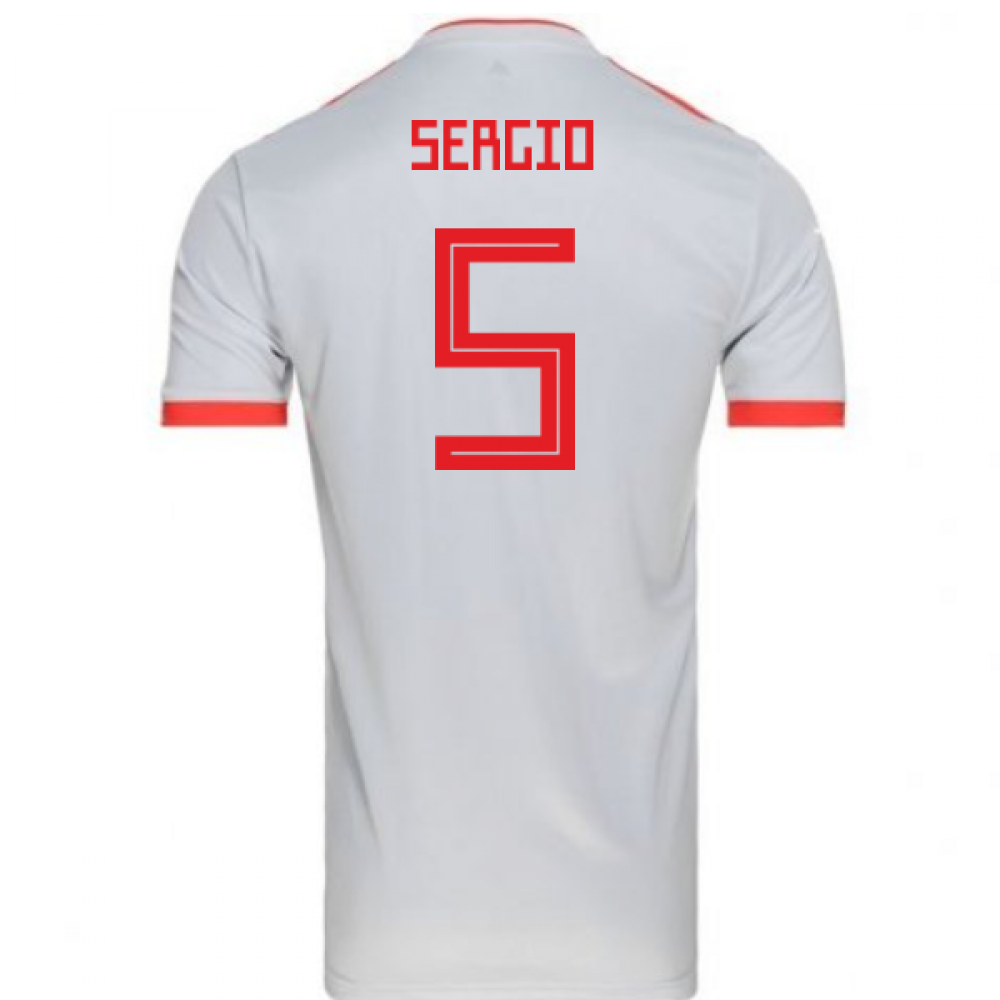 Click to view product details and reviews for 2018 2019 Spain Away Adidas Football Shirt Sergio 5.