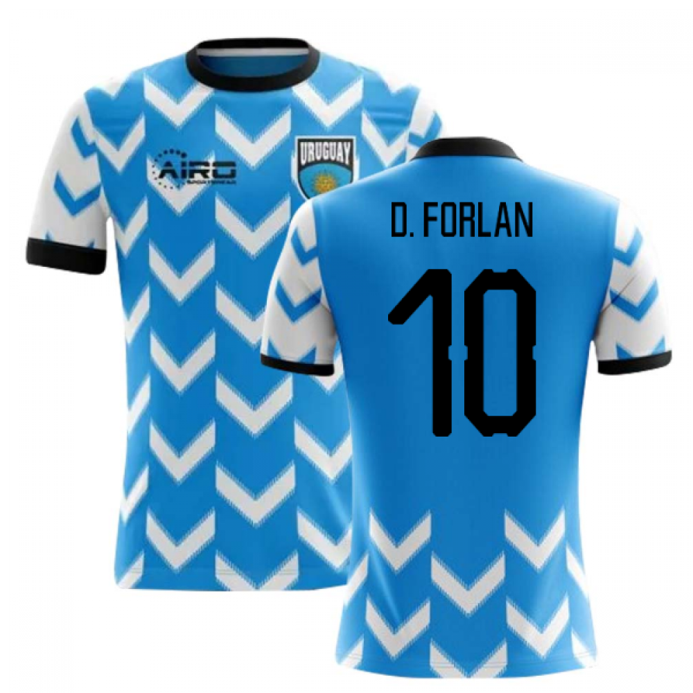 Click to view product details and reviews for 2020 2021 Uruguay Home Concept Football Shirt D Forlan 10.