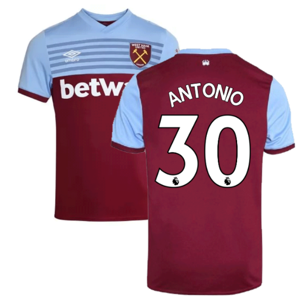 Click to view product details and reviews for 2019 20 West Ham Home Shirt Antonio 30.
