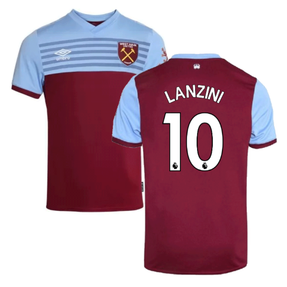 Click to view product details and reviews for 2019 20 West Ham Home Shirt Kids Lanzini 10. Click to view product details and reviews for 2019 20 West Ham Home Shirt Kids Lanzini 10.