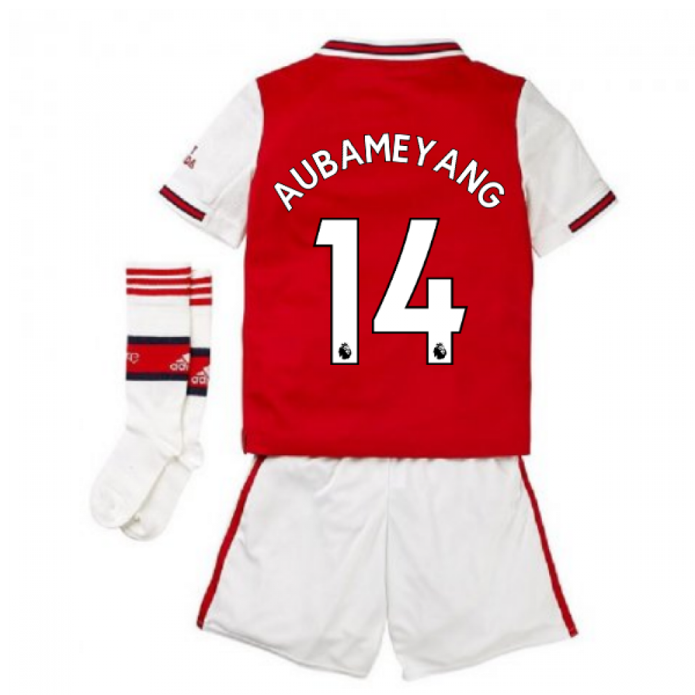 Click to view product details and reviews for 2019 2020 Arsenal Adidas Home Little Boys Mini Kit Aubameyang 14.