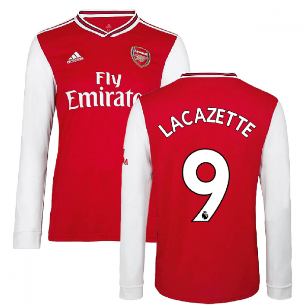 Click to view product details and reviews for 2019 2020 Arsenal Adidas Home Long Sleeve Shirt Lacazette 9. Click to view product details and reviews for 2019 2020 Arsenal Adidas Home Long Sleeve Shirt Lacazette 9.