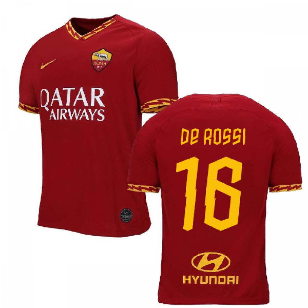 Click to view product details and reviews for 2019 2020 As Roma Home Nike Football Shirt De Rossi 16.