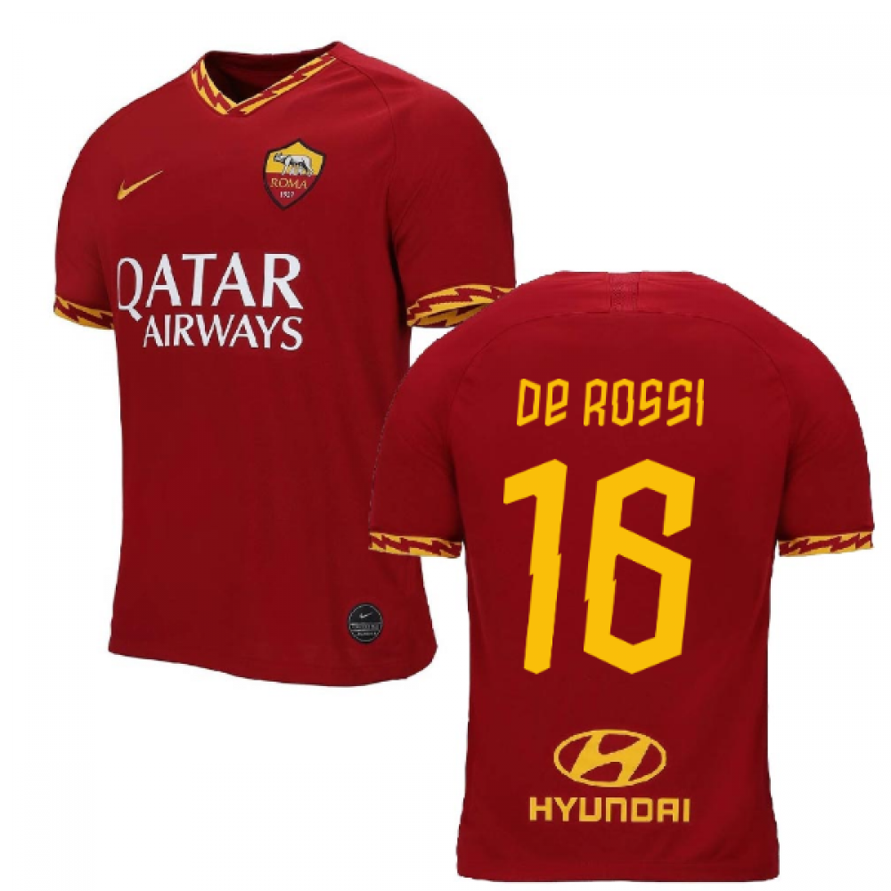 Click to view product details and reviews for 2019 2020 As Roma Home Nike Football Shirt Kids De Rossi 16.