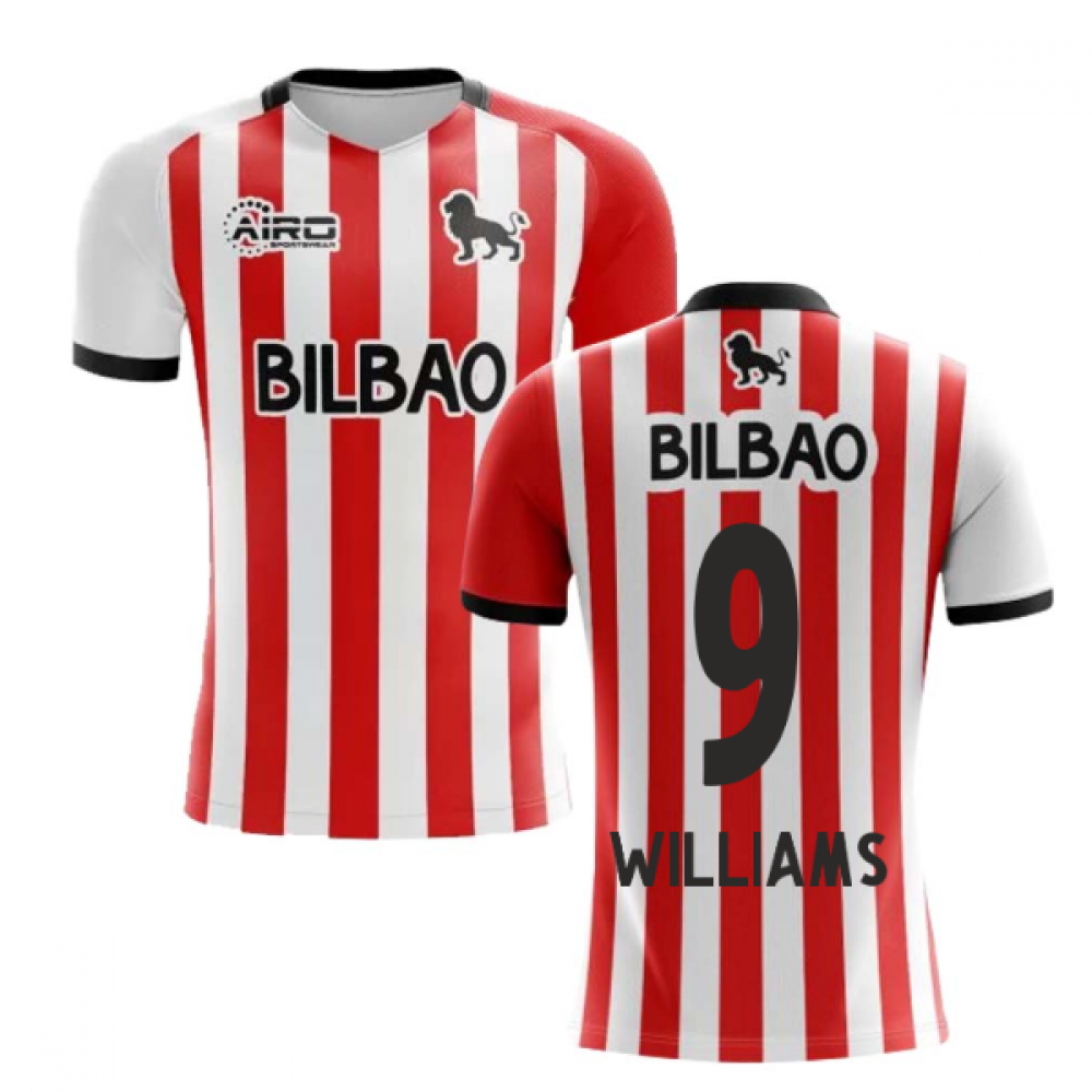 Click to view product details and reviews for 2020 2021 Athletic Bilbao Home Concept Football Shirt Williams 9.