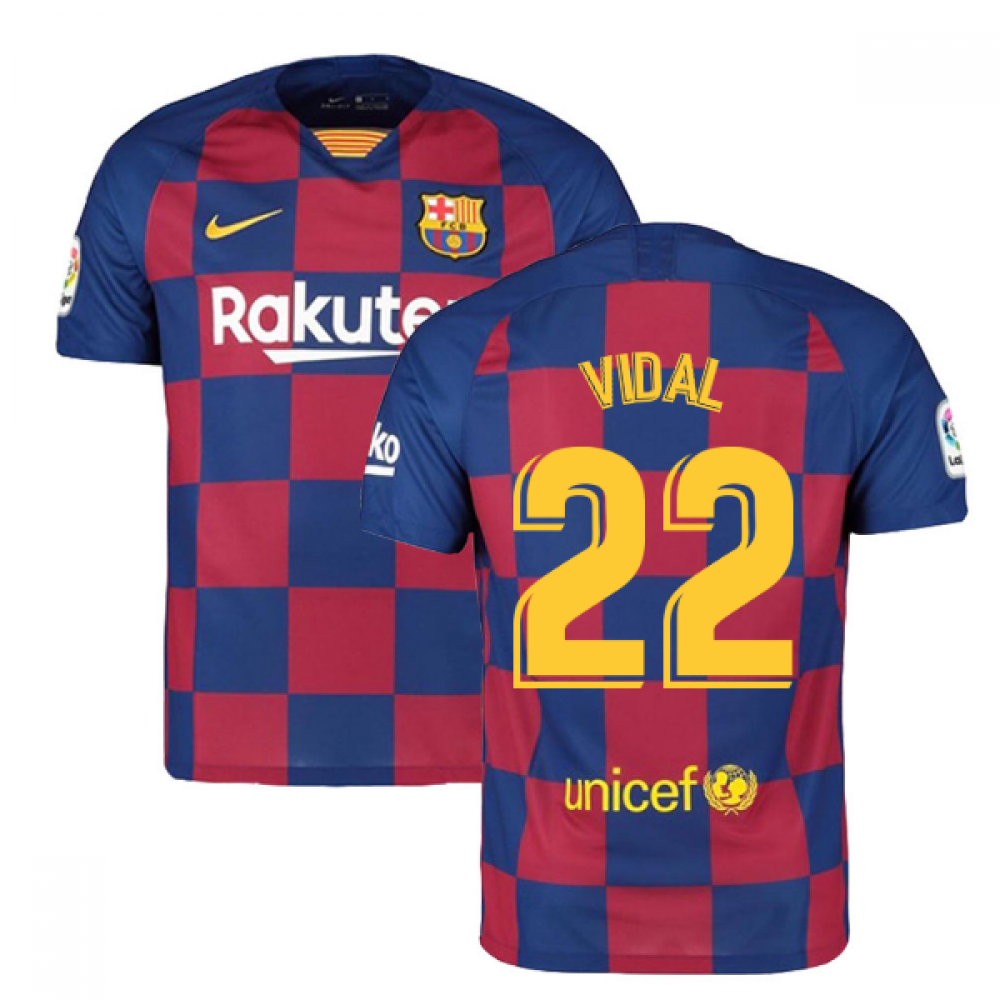 Click to view product details and reviews for 2019 2020 Barcelona Home Nike Football Shirt Vidal 22.