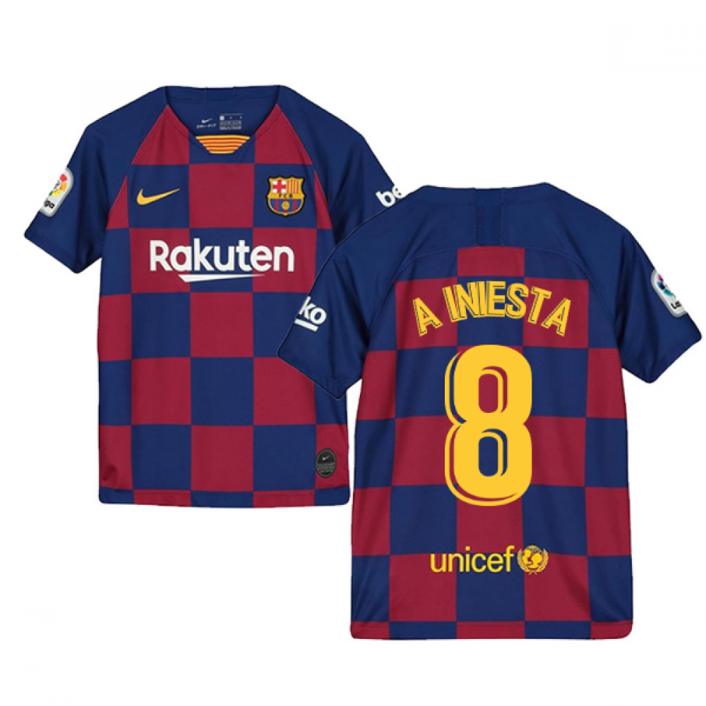 Click to view product details and reviews for 2019 2020 Barcelona Home Nike Shirt Kids A Iniesta 8.