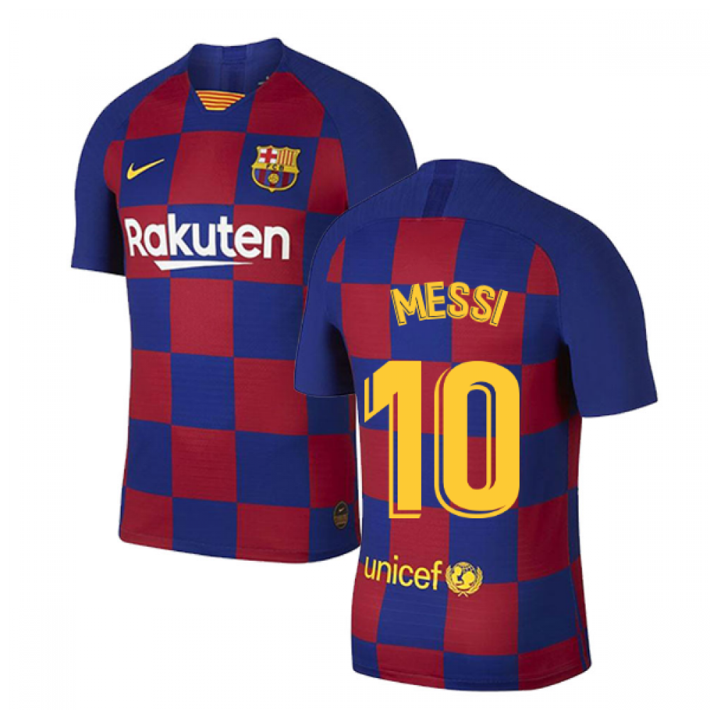 2019-2020 Barcelona Vapor Match Home Nike Shirt (Messi 10)