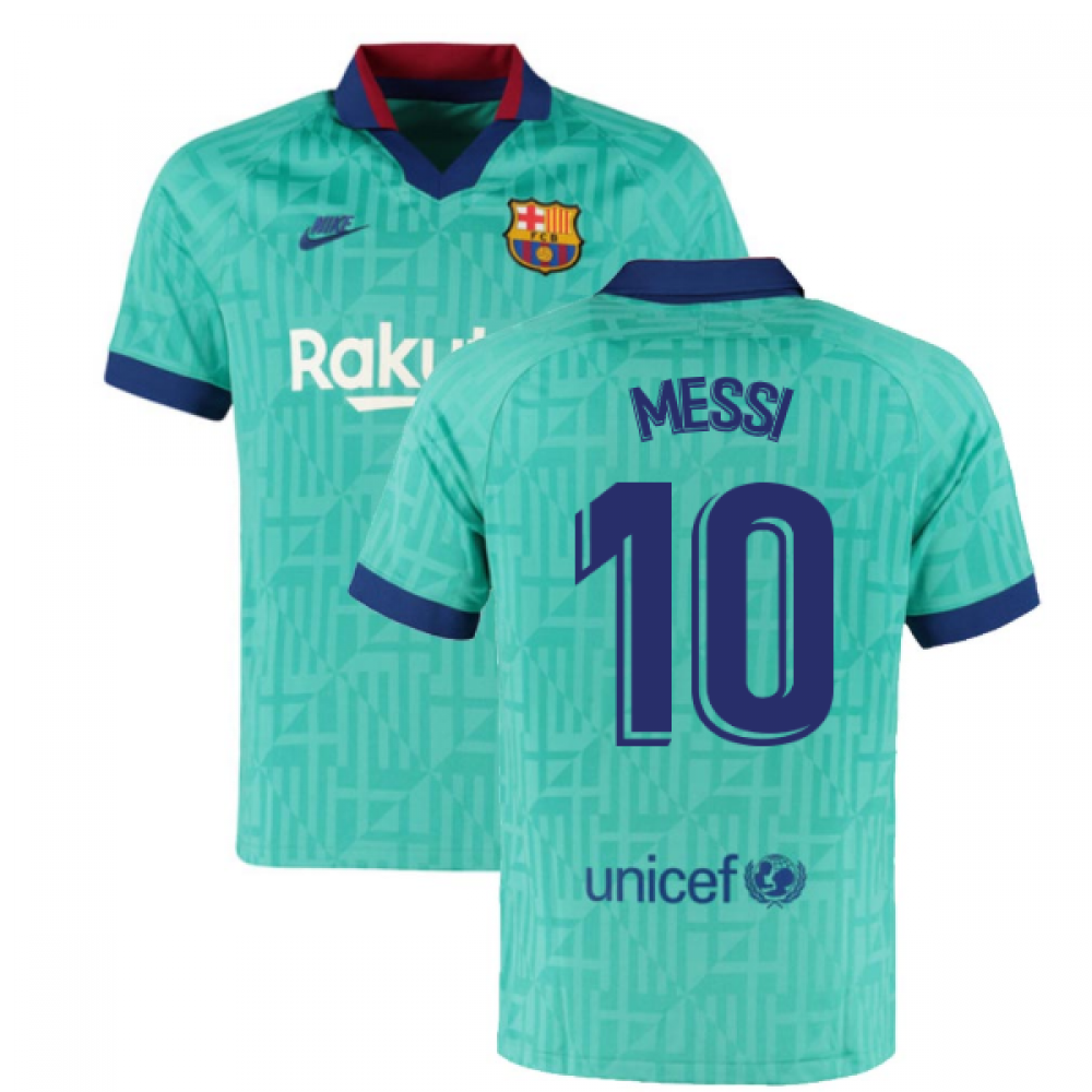 2019-2020 Barcelona Vapor Match Third Nike Shirt (Messi 10)