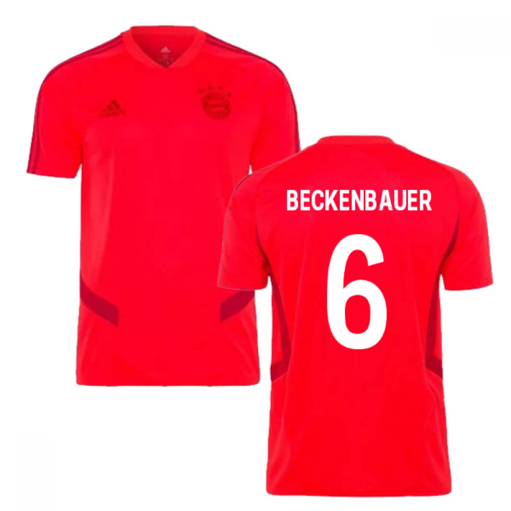 Click to view product details and reviews for 2019 2020 Bayern Munich Adidas Training Shirt Red Beckenbauer 6.