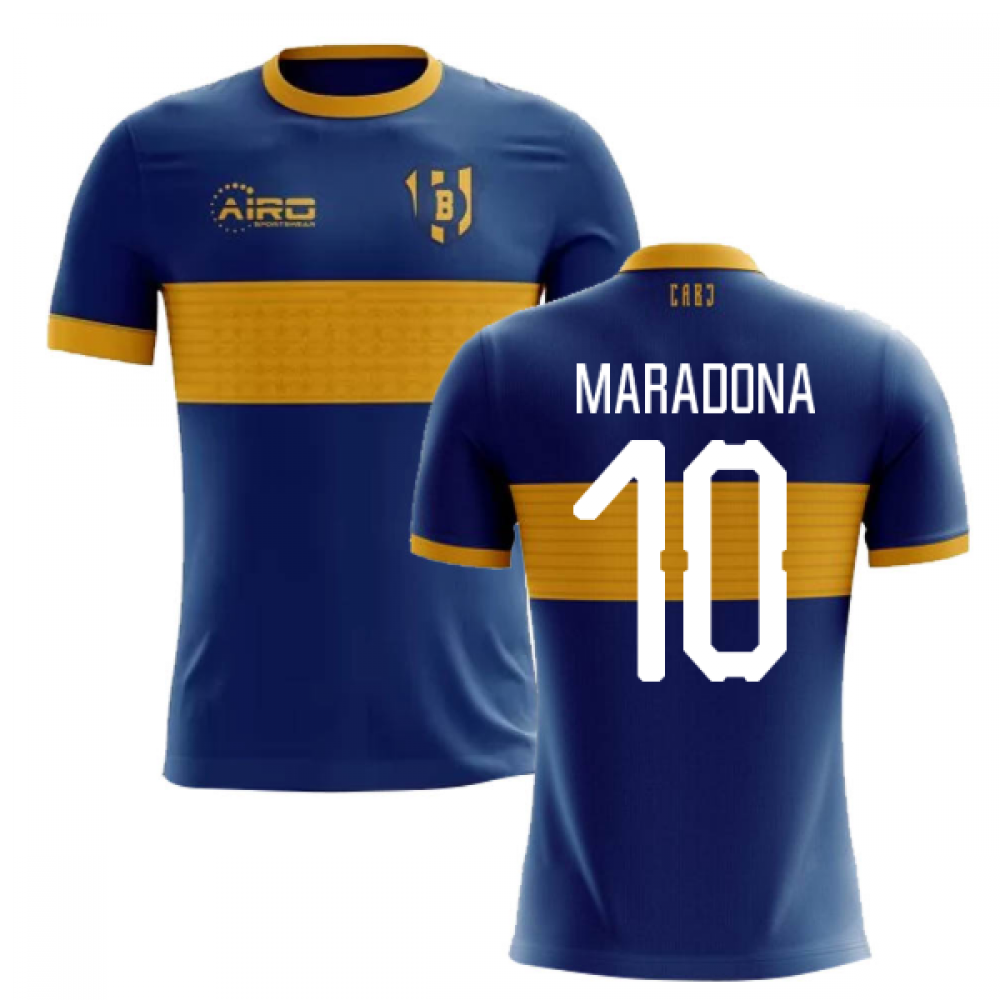 Click to view product details and reviews for 2020 2021 Boca Juniors Home Concept Football Shirt Maradona 10.