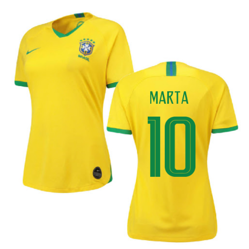 Click to view product details and reviews for 2019 2020 Brazil Home Nike Womens Shirt Marta 10.