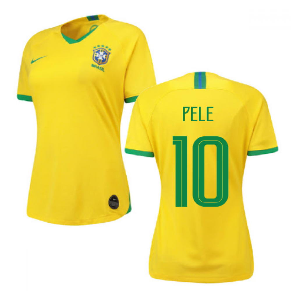 Click to view product details and reviews for 2019 2020 Brazil Home Nike Womens Shirt Pele 10.