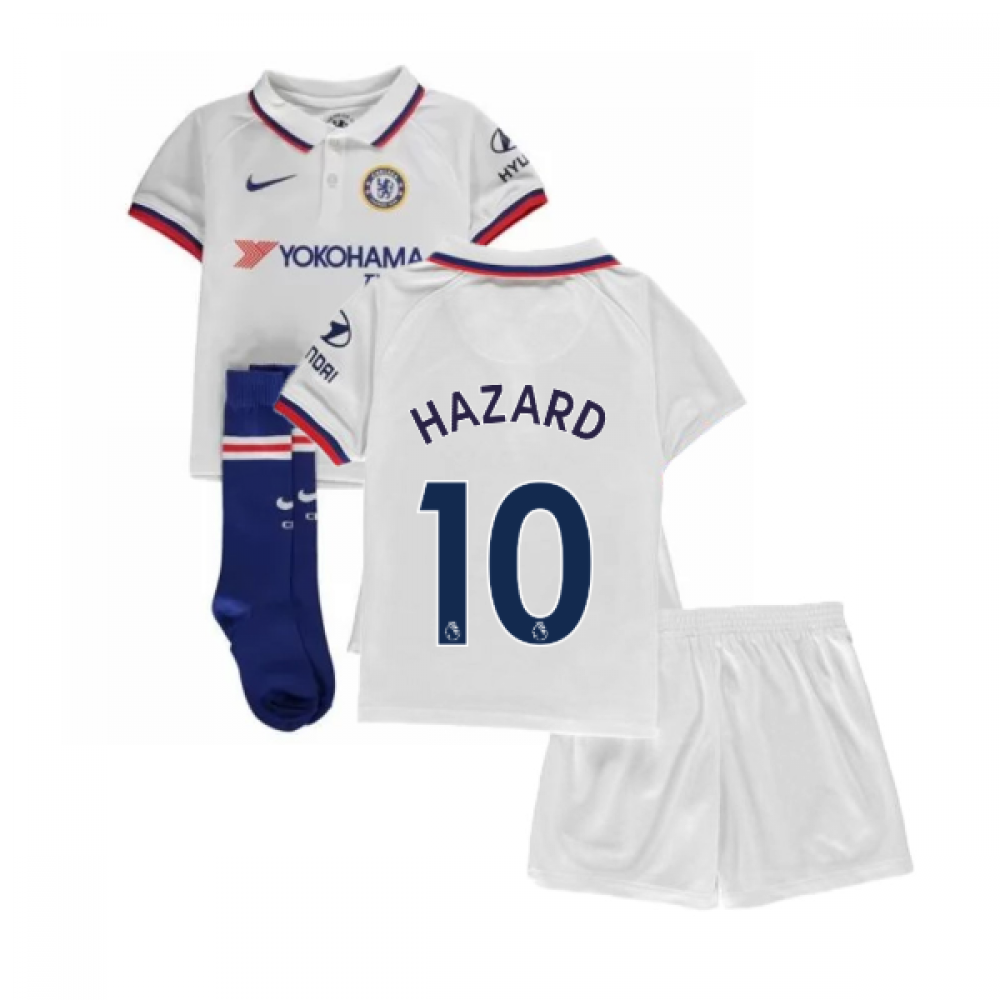 Click to view product details and reviews for 2019 2020 Chelsea Away Nike Little Boys Mini Kit Hazard 10.