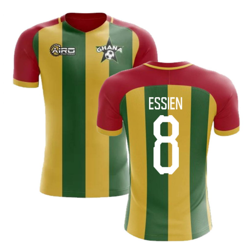Click to view product details and reviews for 2020 2021 Ghana Home Concept Football Shirt Essien 8 Kids.