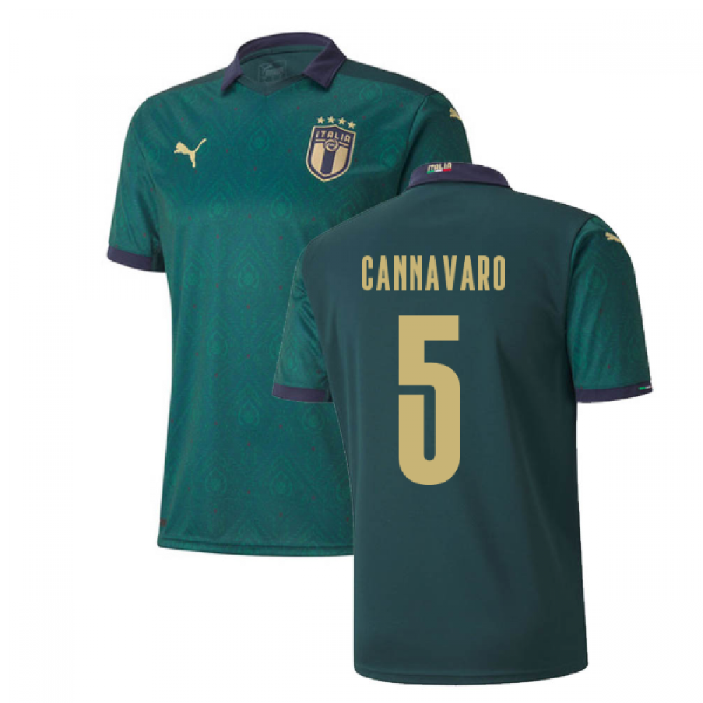 Click to view product details and reviews for 2019 2020 Italy Renaissance Third Puma Shirt Kids Cannavaro 5.