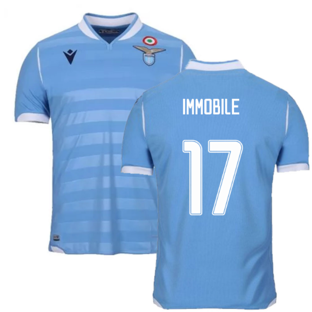 Click to view product details and reviews for 2019 2020 Lazio Authentic Home Football Shirt Kids Immobile 17.