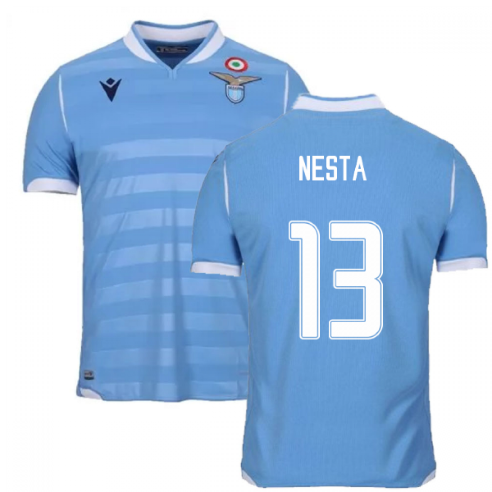 Click to view product details and reviews for 2019 2020 Lazio Authentic Home Football Shirt Kids Nesta 13.