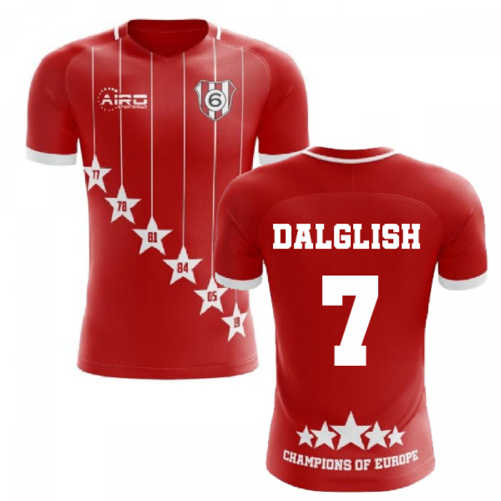 Click to view product details and reviews for 2020 2021 Liverpool 6 Time Champions Concept Football Shirt Dalglish 7.