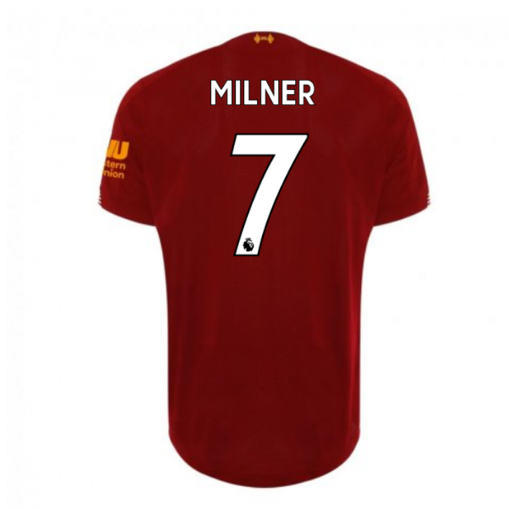 Click to view product details and reviews for 2019 2020 Liverpool Home Football Shirt Milner 7.