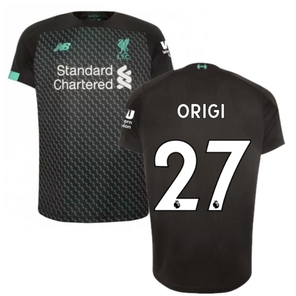 2019-2020 liverpool third football shirt (origi 27)