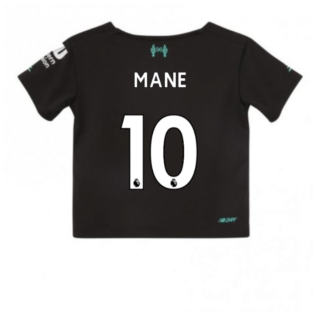 '19-'20 Liverpool Third Little Boys Mini Kit (Mane 10) Kids Polyester Made By: New Balance Unisex Kids Black 18-24 Mo