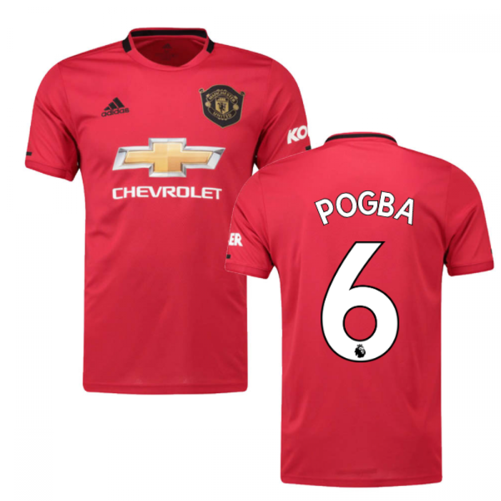 Click to view product details and reviews for 2019 2020 Man Utd Adidas Home Football Shirt Kids Pogba 6.