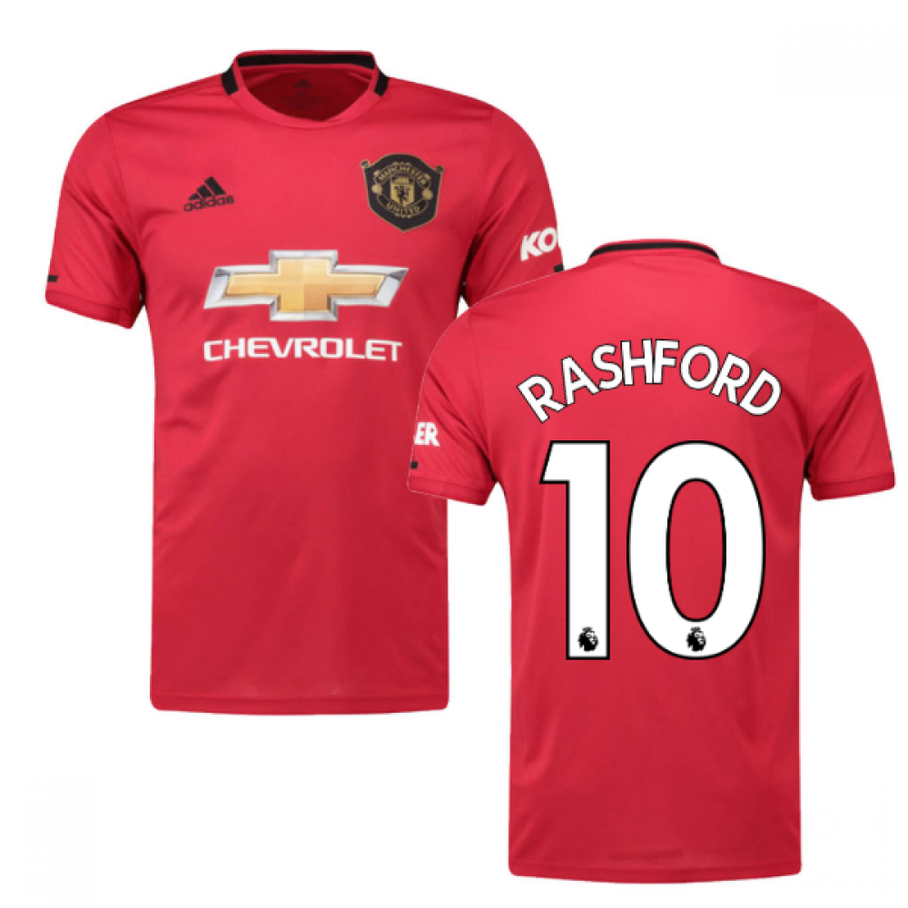 Click to view product details and reviews for 2019 2020 Man Utd Adidas Home Football Shirt Kids Rashford 10.