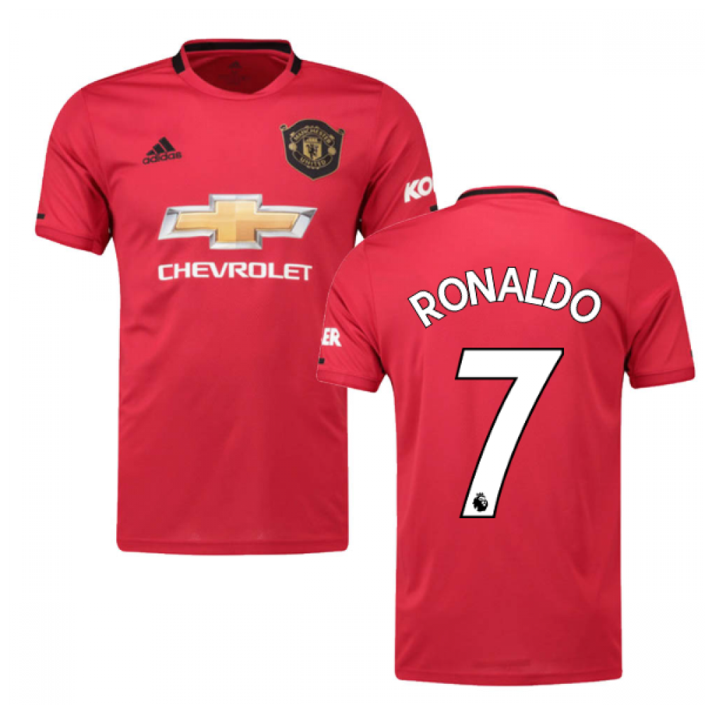 2019-2020 Man Utd Adidas Home Football Shirt (Ronaldo 7)