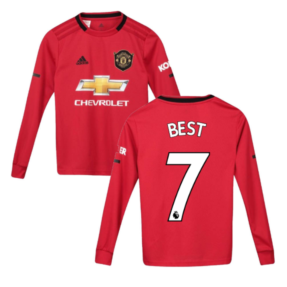 Click to view product details and reviews for 2019 2020 Man Utd Adidas Home Long Sleeve Shirt Kids Best 7.