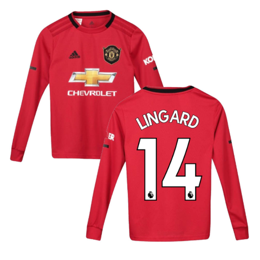 Click to view product details and reviews for 2019 2020 Man Utd Adidas Home Long Sleeve Shirt Kids Lingard 14.