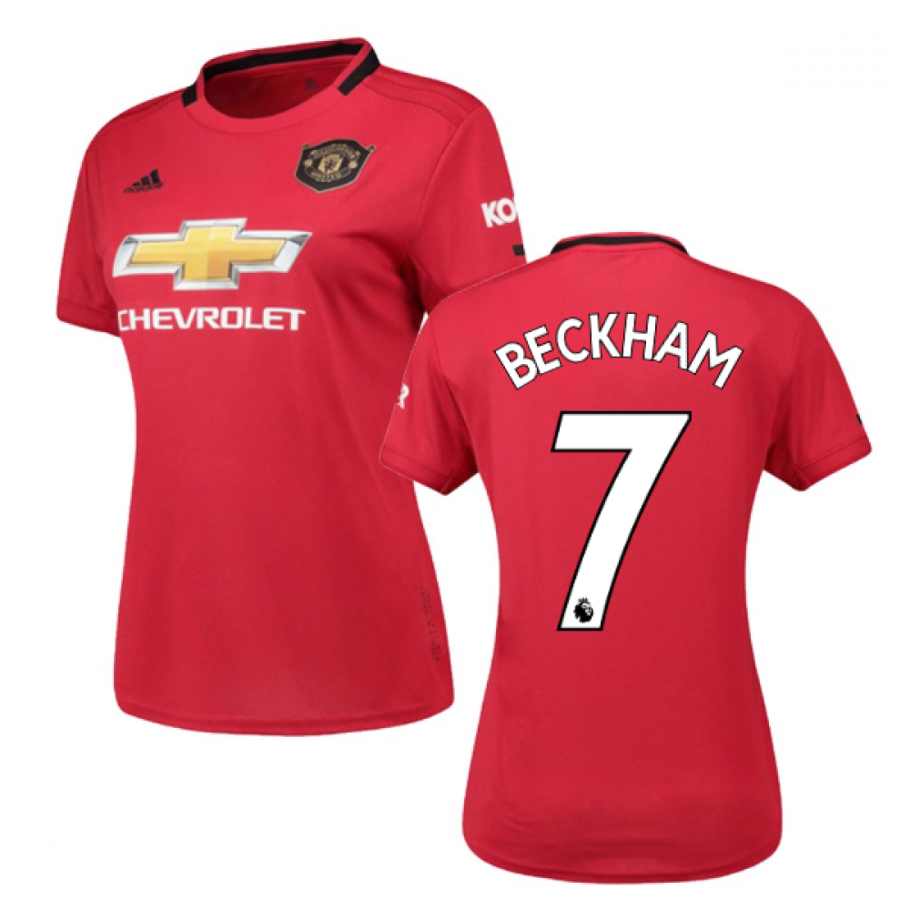 Click to view product details and reviews for 2019 2020 Man Utd Adidas Womens Home Shirt Beckham 7.