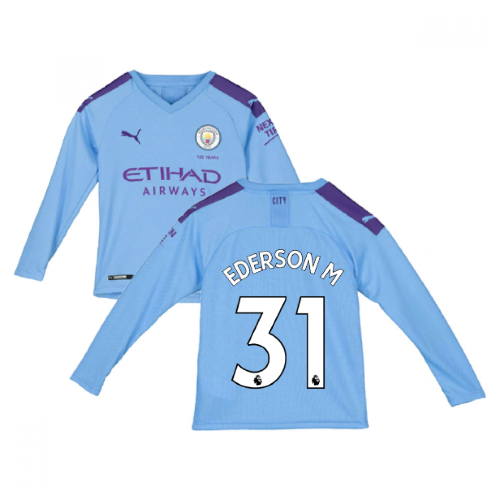Click to view product details and reviews for 2019 2020 Manchester City Puma Home Long Sleeve Shirt Kids Ederson M 31. Click to view product details and reviews for 2019 2020 Manchester City Puma Home Long Sleeve Shirt Kids Ederson M 31.