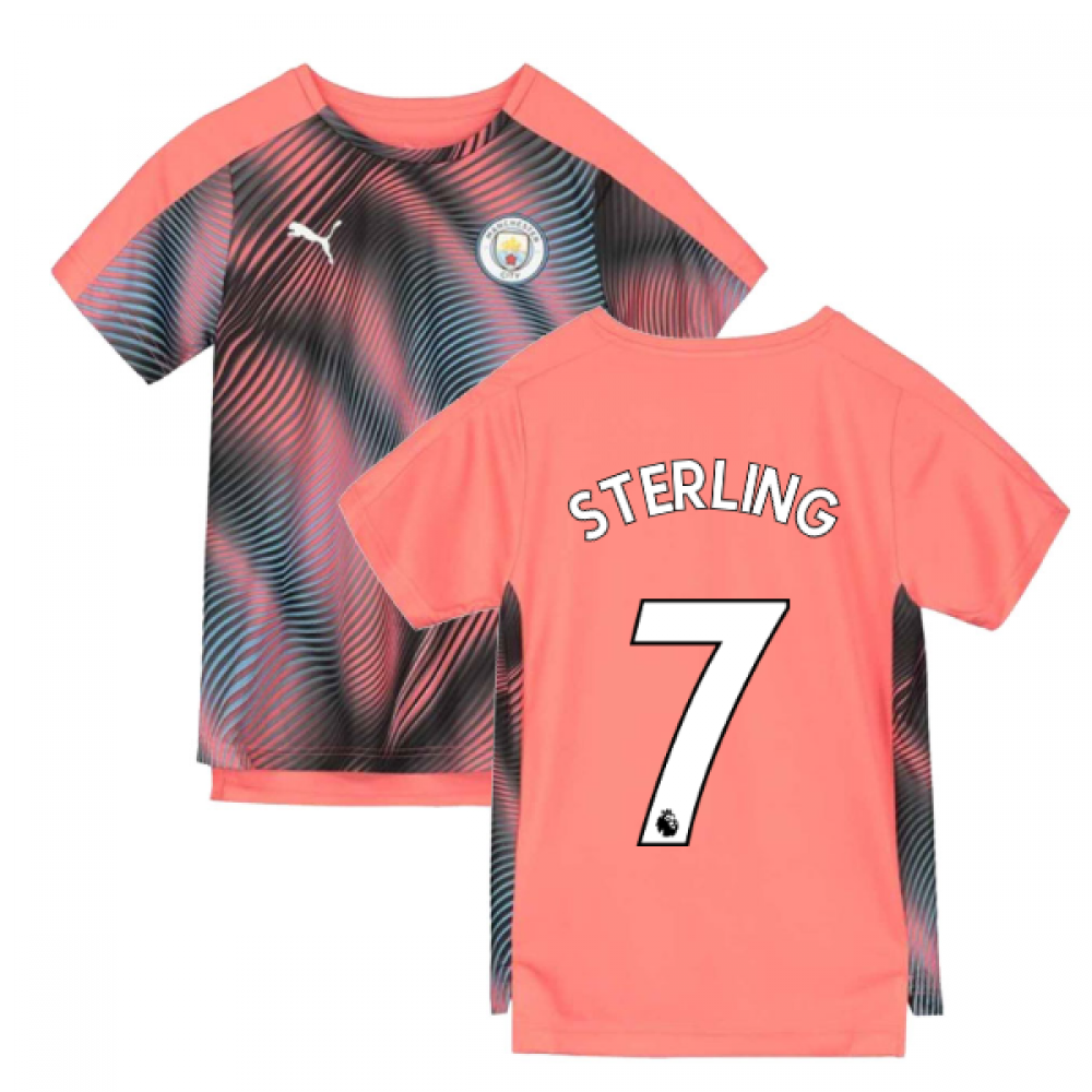 Click to view product details and reviews for 2019 2020 Manchester City Puma Stadium Jersey Peach Kids Sterling 7.